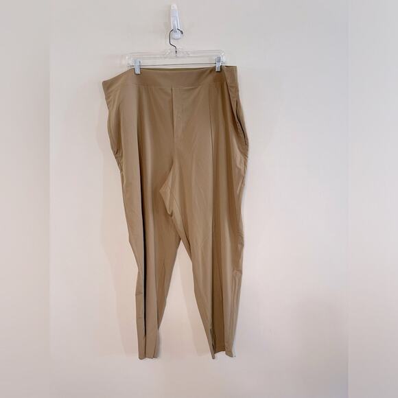 Athleta Brooklyn Ankle Pant Camel Brown Size 22 Plus - Picture 1 of 5